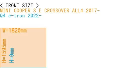 #MINI COOPER S E CROSSOVER ALL4 2017- + Q4 e-tron 2022-